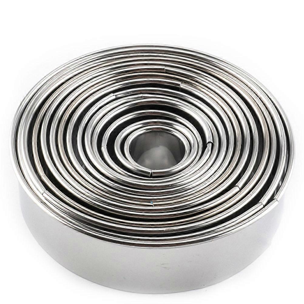 Circle Ring Molds Round Cake Mold For Pastry Bakers 14Pcs
