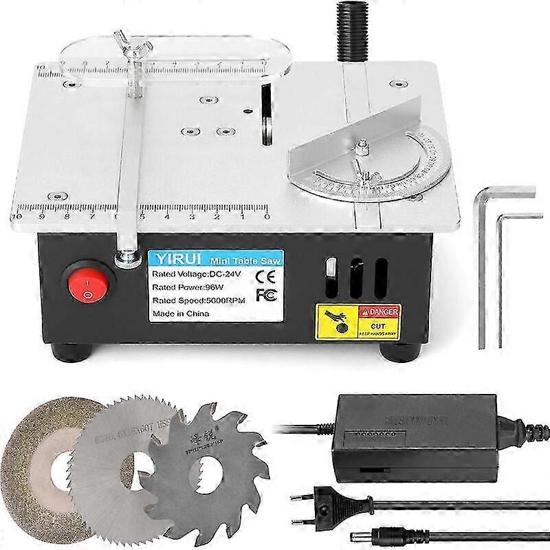 Mini Multi-function Electric Table Saw Desktop Saws Small Household DIY Woodworking Machine Tool Cutting Lathe hwy