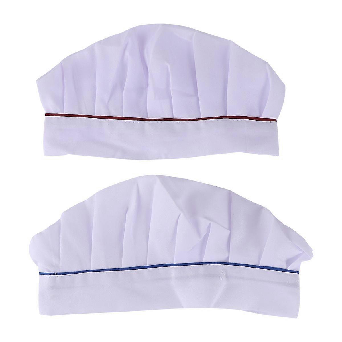 2pcs Mushroom Chef Hat Restaurant Kitchen Catering Cooking Hat Chef