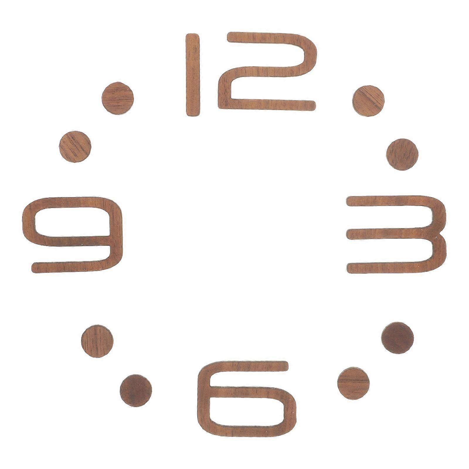 1 Set of Wall Clock DIY Numerals Clock Numerals Kit Replacement Clock Numerals Clock Numbers
