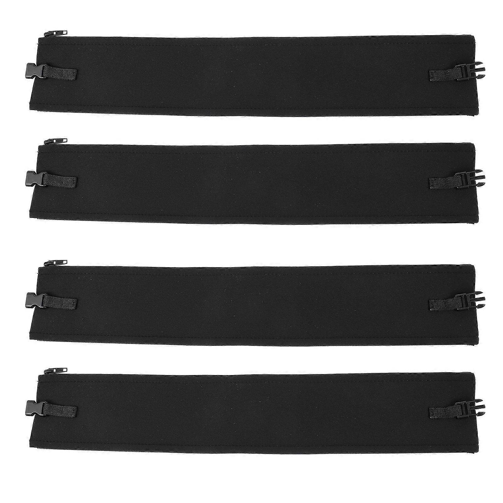 Cable Organizer With Zipper Cord Protector Neoprene Wire Sleeves For 4Pcs