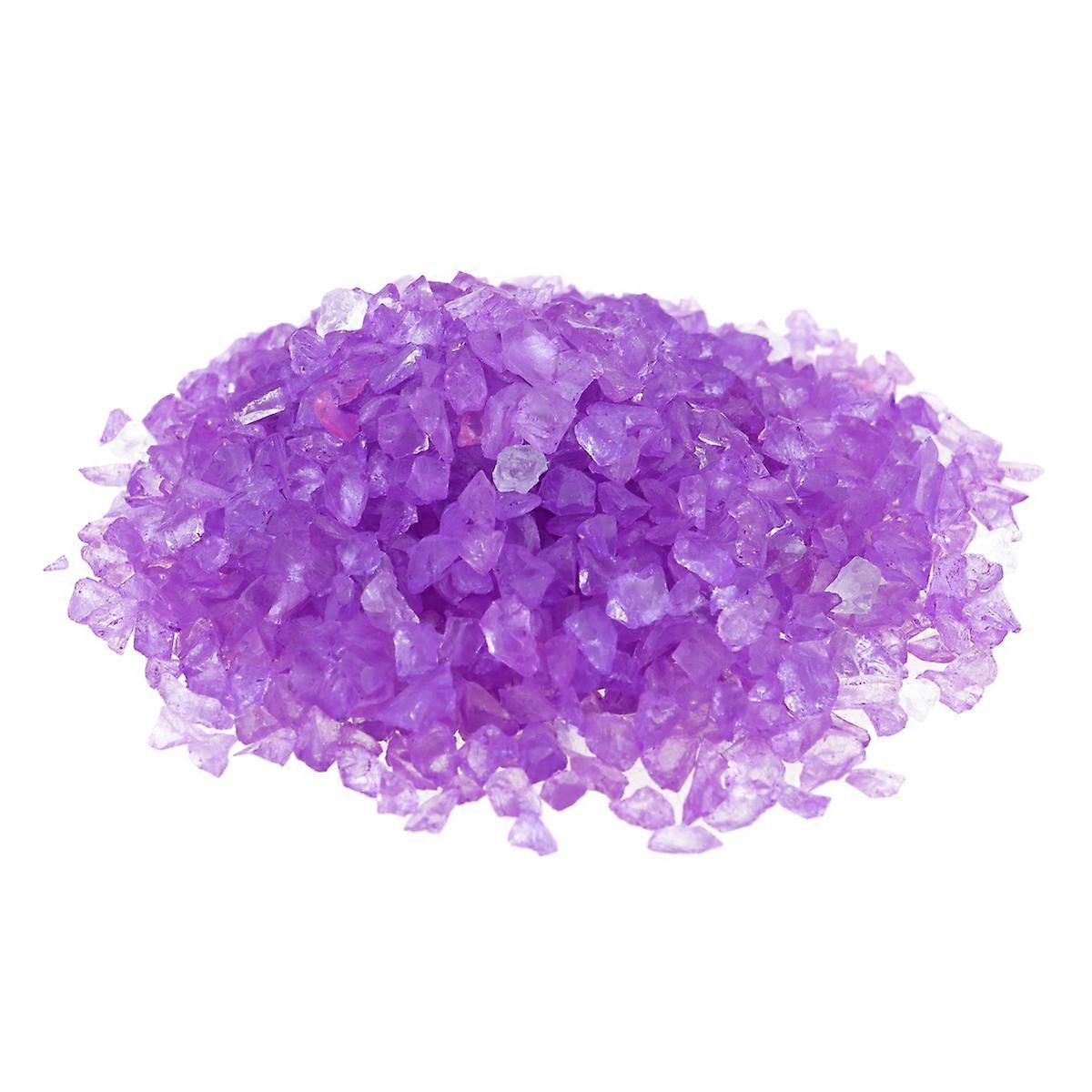 زجاج ملون الرمل حوض السمك الحلي مايكرو المناظر الطبيعية 0.6x0.6x0.3 سم 2 قطعة