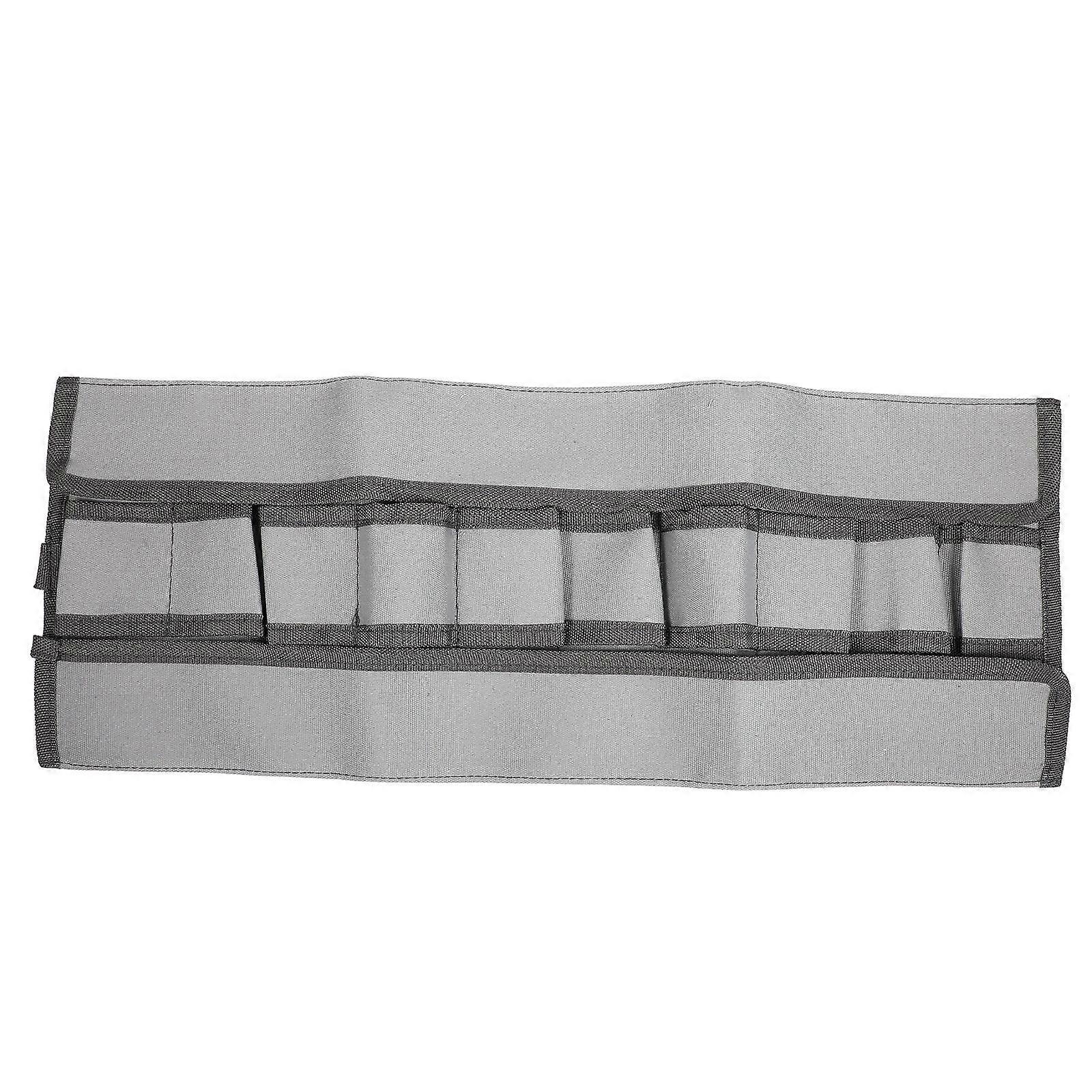 Multi Functional Canvas Tool Bag Gardening Tool Storage Bag Practical Adults Grey 53x32cm 1Set