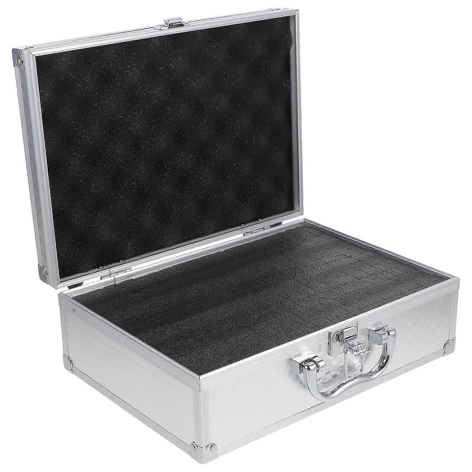 Lightweight Aluminum Alloy Tool Case with Handle – Durable, Shockproof Storage Box for Tools, Portable Organizer for Outdoor Travel