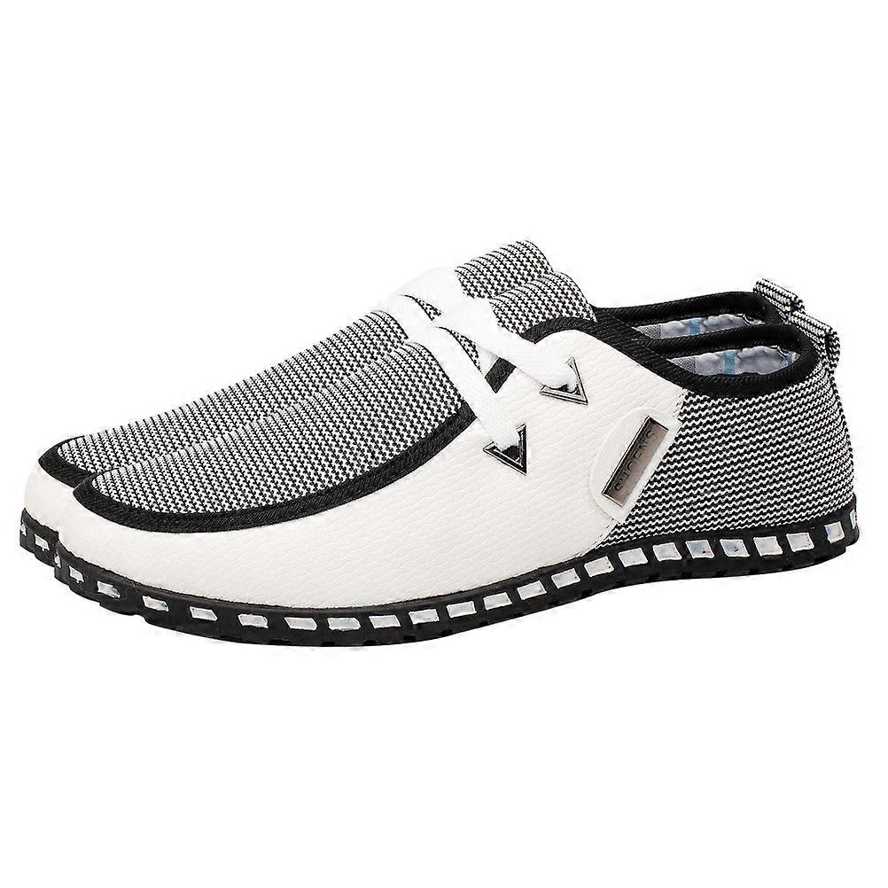 Herren Casual Slip On Schuhe Fahrschuhe Dekompression Verschleißbeständig Weiß Farbe 1 Paar