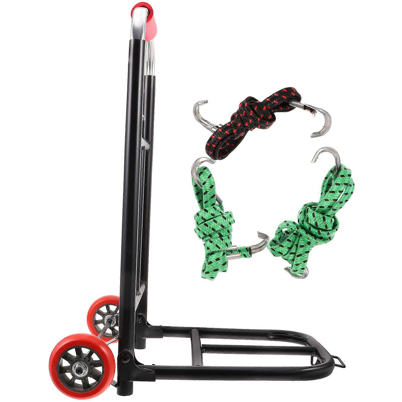 Collapsible Shopping Cart Practical Foldable Trolley Home Use 55.00X42.00X27.00CM 1Set