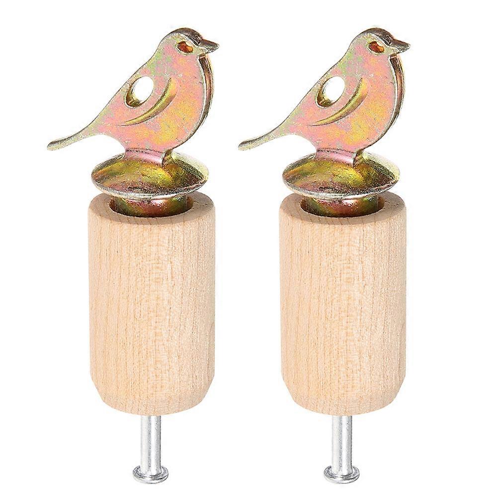 Kids Whistle Toy For Bird Watching Mimic Bird Sounds Compact Design 6 50X2 50X1 80CM Wooden 2Pcs