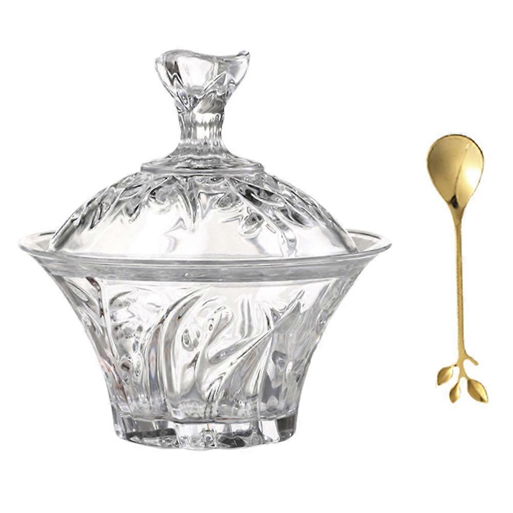 Bowls With Lids Comfortable Arc Does Not Absorb Liquid Transparent 13.2X13.2X14.3cm Safe to Touch for Party Use 1Set