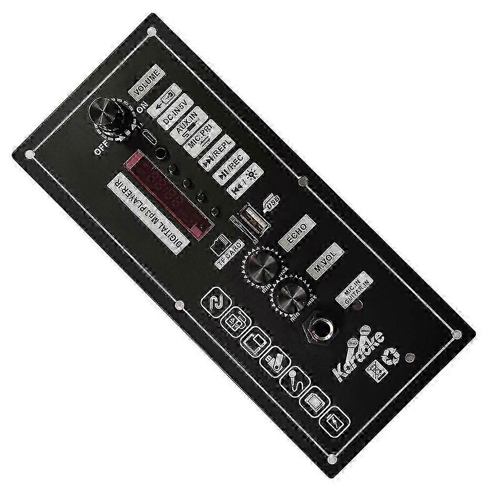 3.7v Amplifier Board Square Dance Speaker Amplifier Support Bluetooth Aux Tf-card U-disk Recording