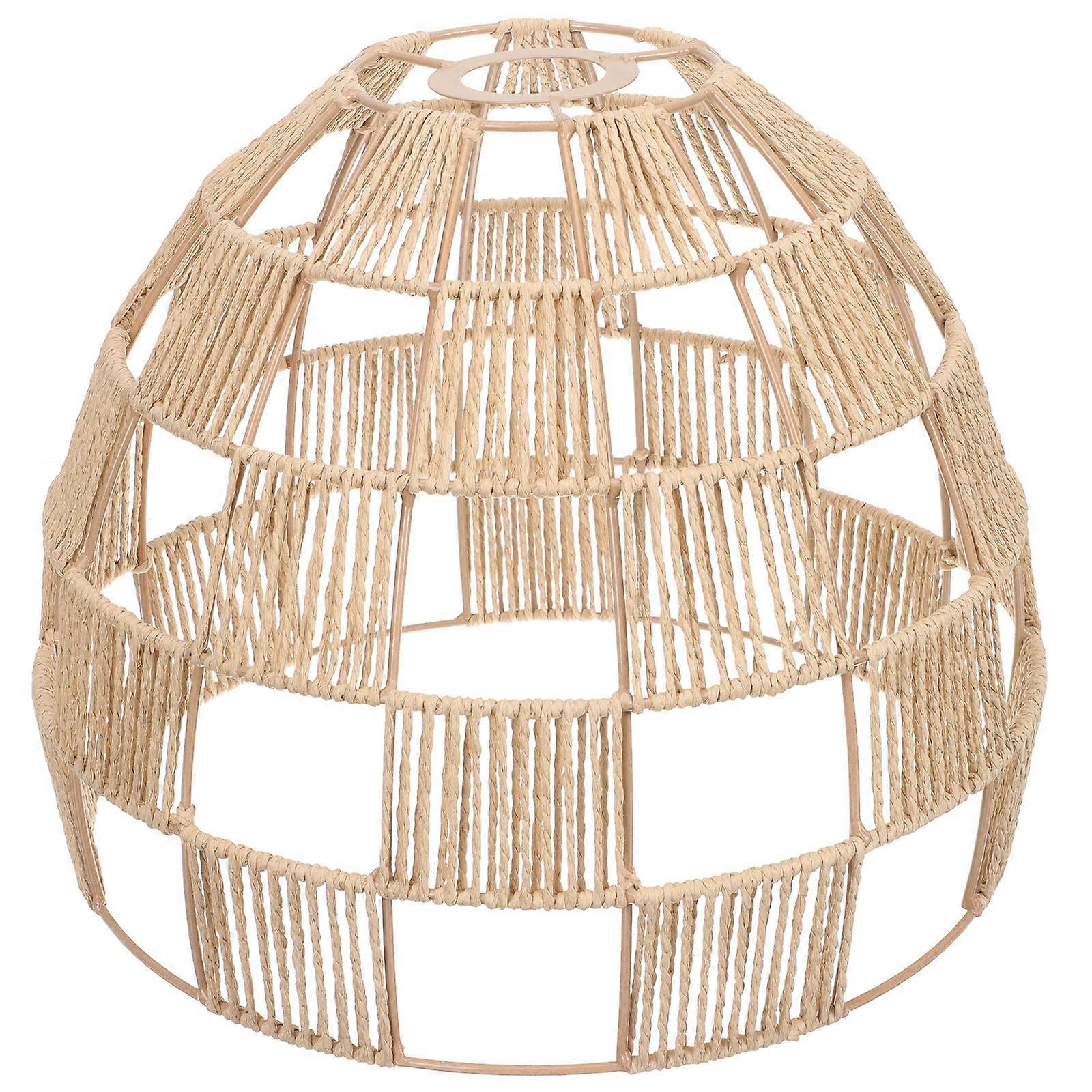 Rustic Lamp Shade Chandelier Homeowners Minimalist Style 29.5x29.5cm 1Pack