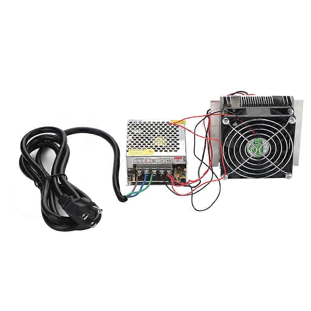 110V Halbleiter-Kühlkühler DIY Luftkühlgerät + Netzteil (US-Stecker)
