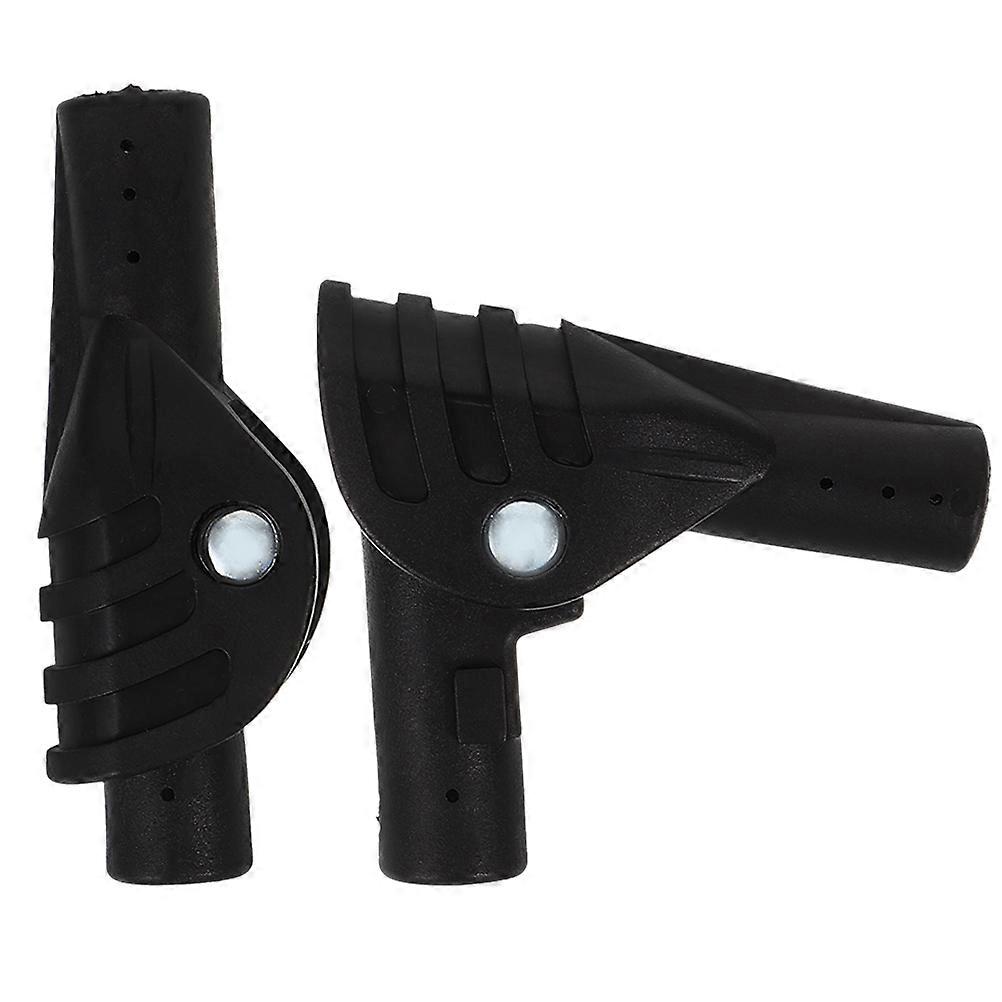 Camping Accessories Professional Tent Folding Joints For Outdoor Enthusiasts Black 8.50X3.00X1.00cm Diy Tent Joint 2Pcs