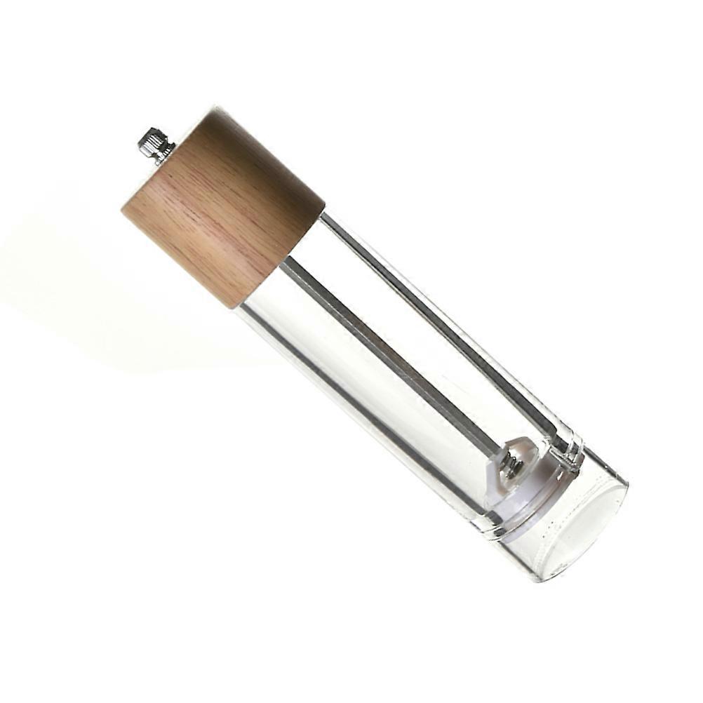 Manual Pepper Mill with Adjustable Coarseness Acrylic Kitchen Grinder Multi