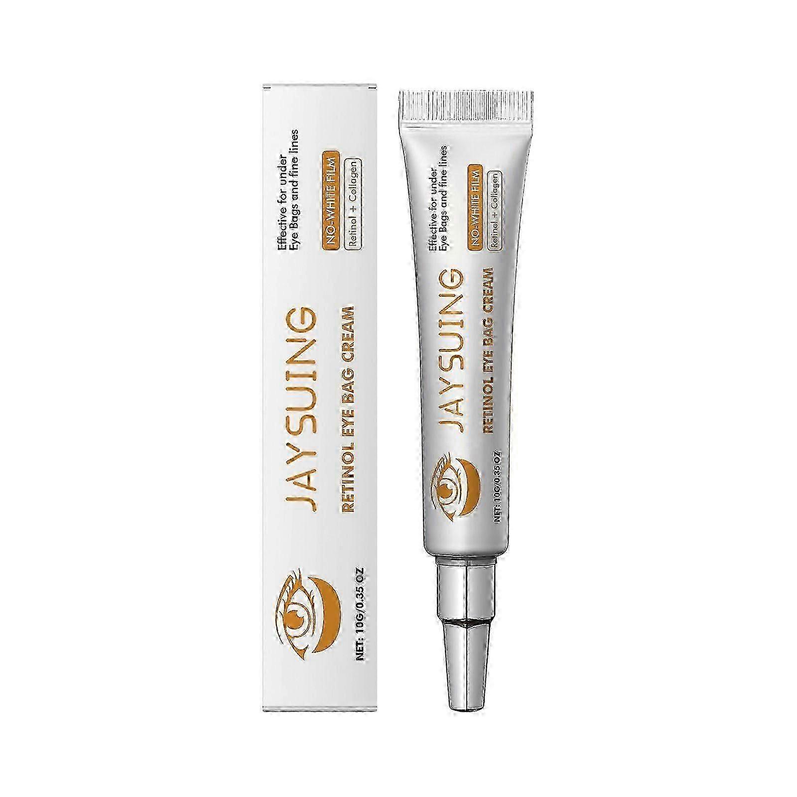 Retinol Eyebag Cream for Puffiness, Dark Circles & Fine Lines, Wrinkle, Anti-Aging Under Eye Moisturizer with Retinol & Hyaluronic Acid