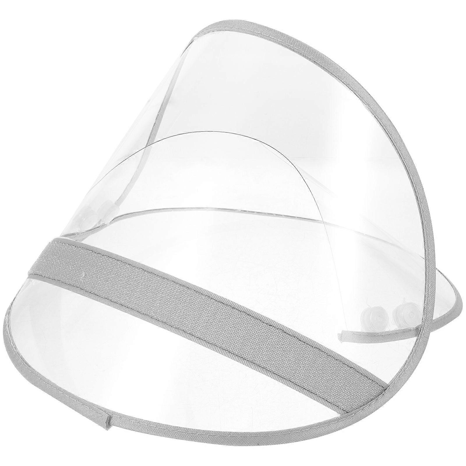 Replaceable Hat Brim Raincoat Face Protector Rain Poncho Cap Brim Raincoat Cap Shade