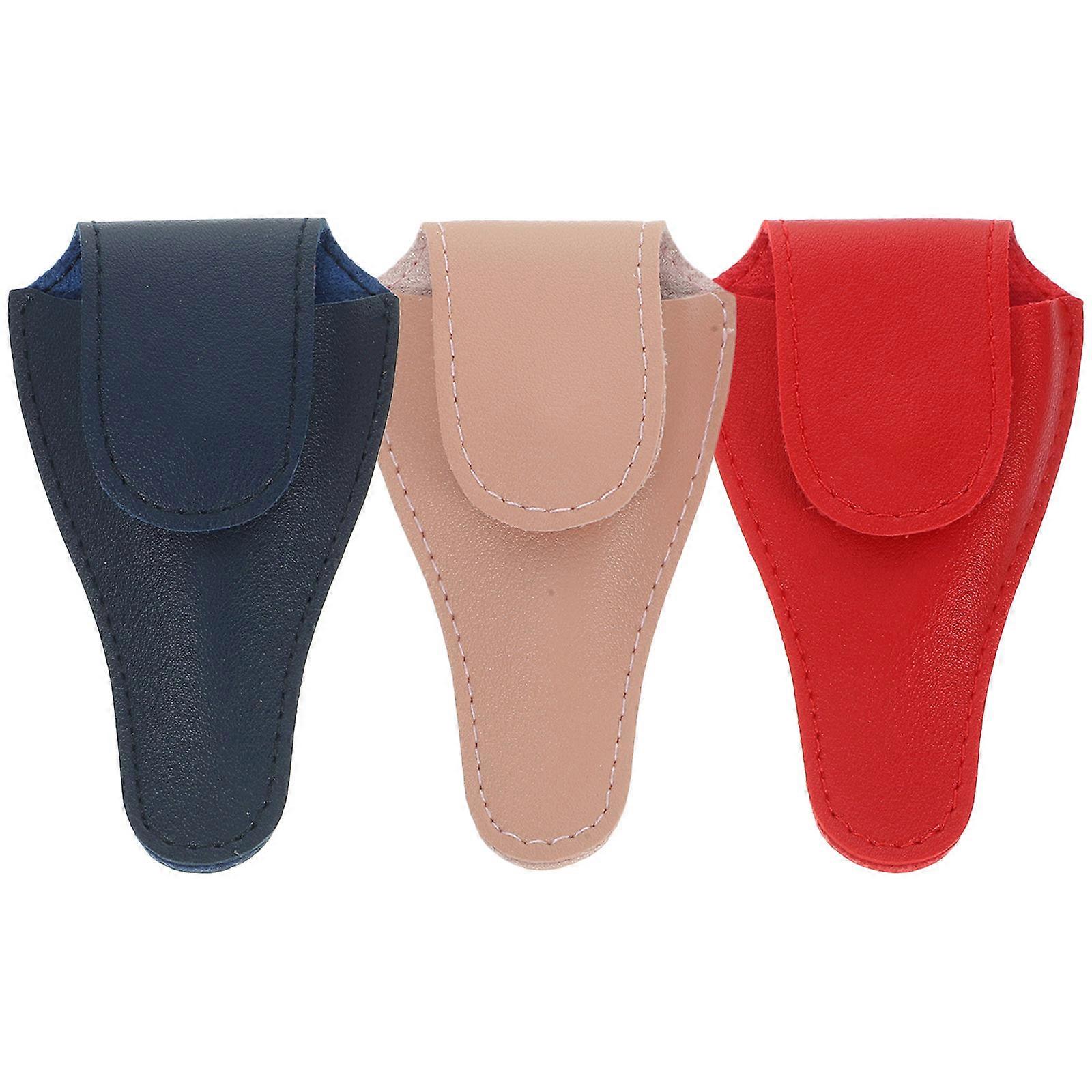 Manicure Scissor Holder Scissors Protective Cover Easy Open And Close 3Pcs