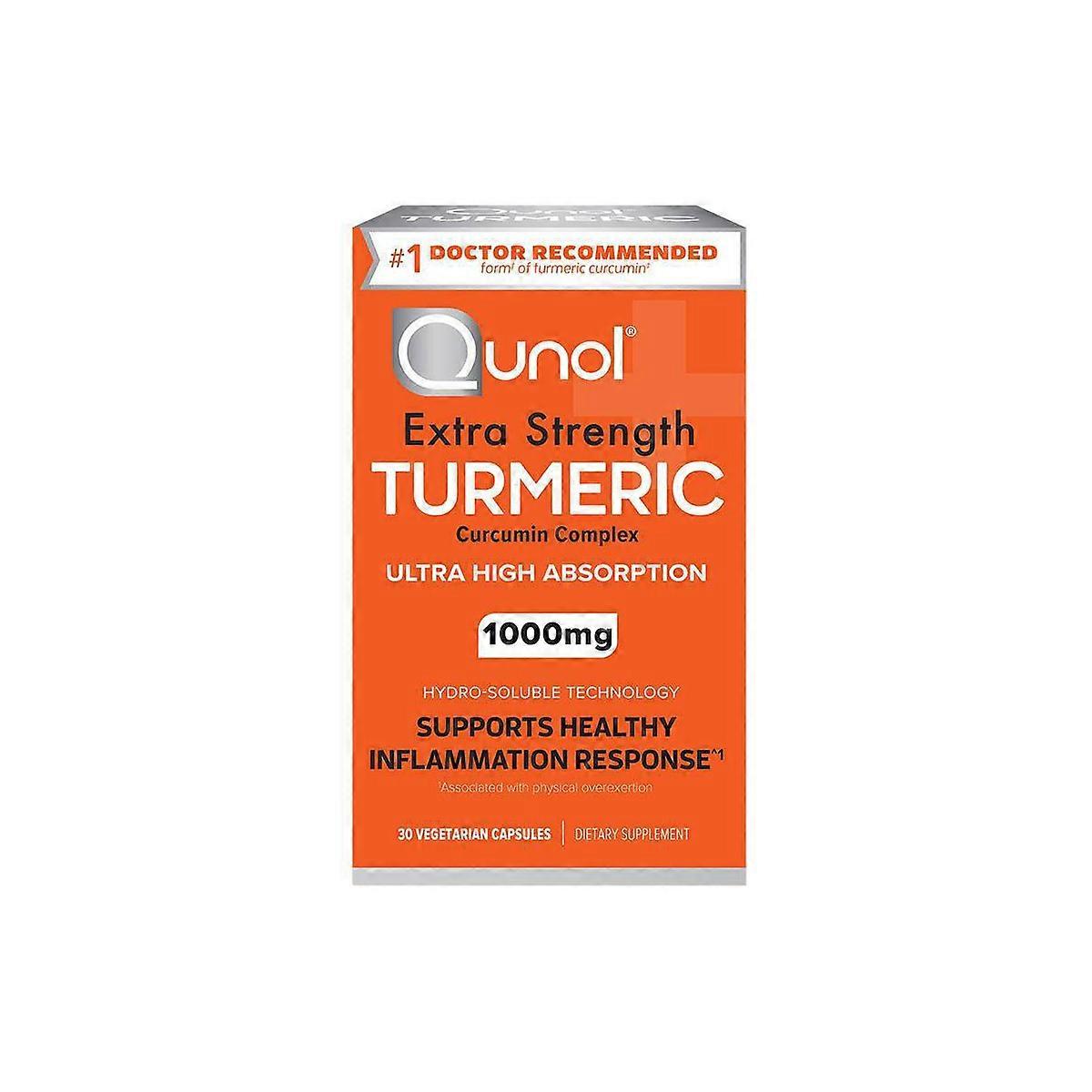 Qunol Extra Strength Turmeric 1000mg Capsules, 30ct