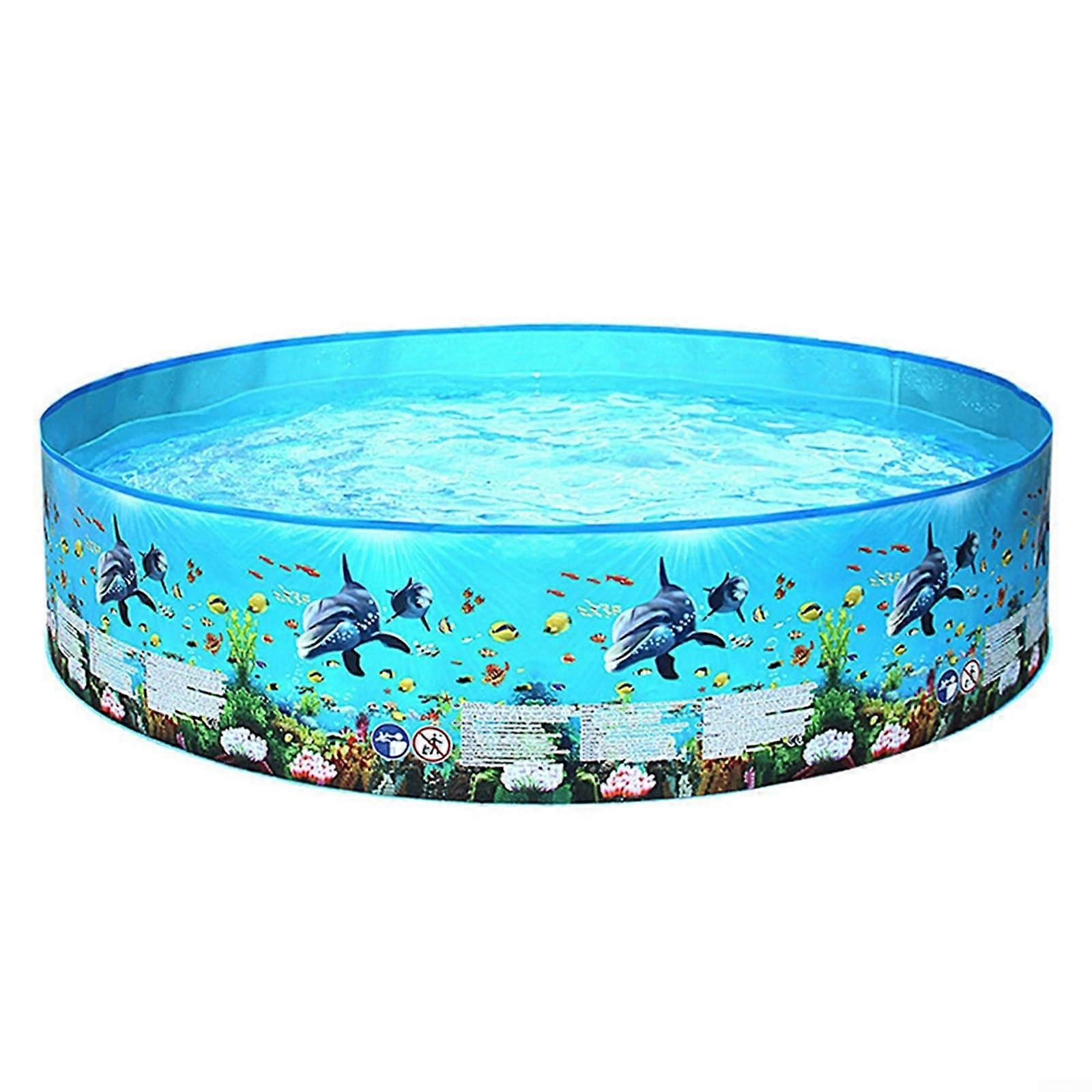 297L HartplastikFaltpool for family fun without inflating