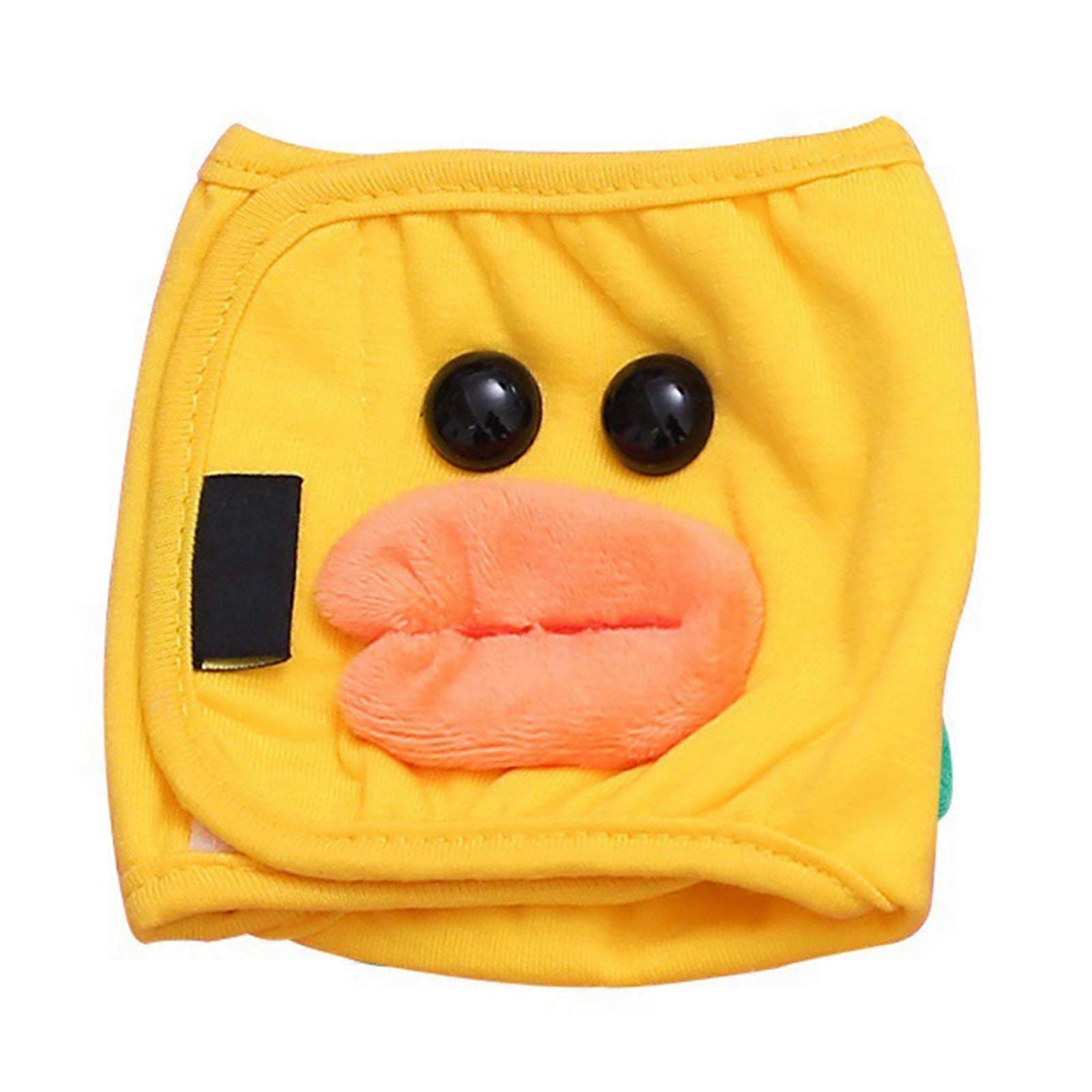 Male Dog Sanitary Pants Pet Removable Courtesy Pants Puppy Washable Physiological Safety Underwear Sari Chicken Style L