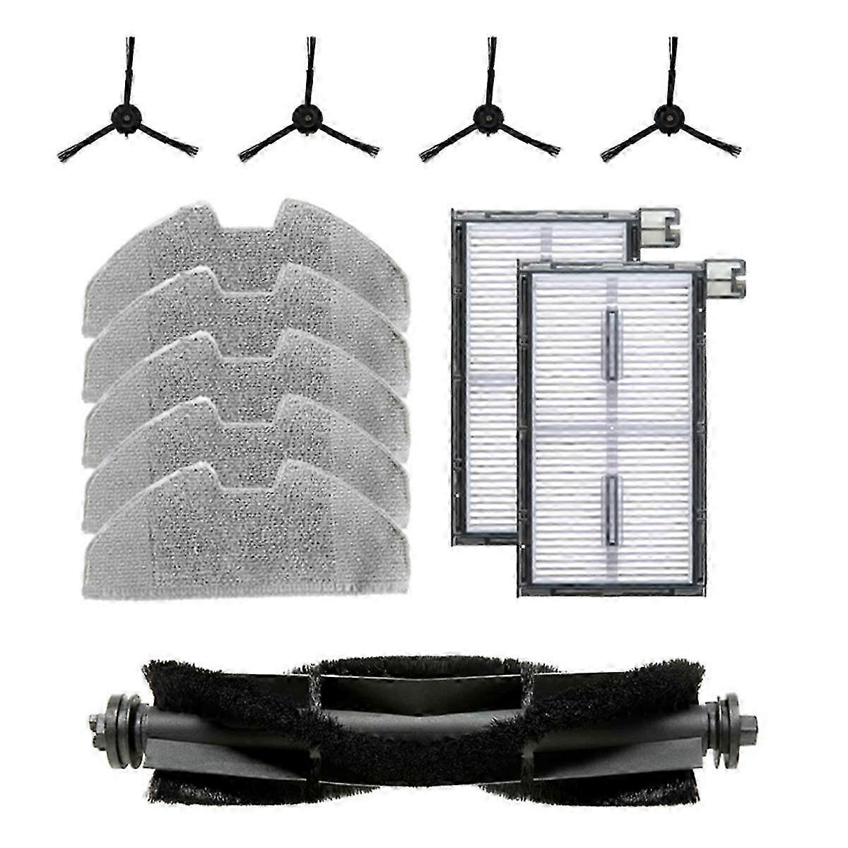 12PCS Replacement Kit for Robot Vacuum Cleaner Includes Main Side Brush HEPA Filter Mop Cloth
