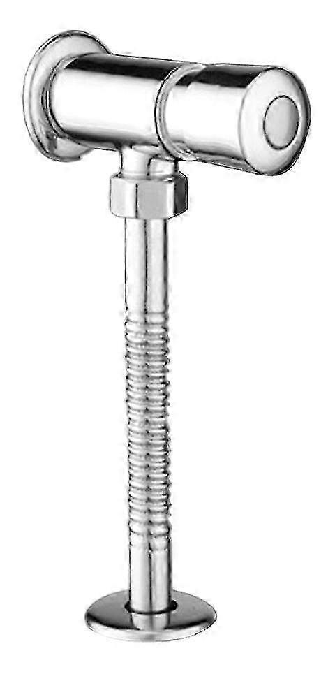 Urinal Valve Push Button, Brass Concealed Flush Valve for Open Installation Project, Hand Push Type Delay Valve