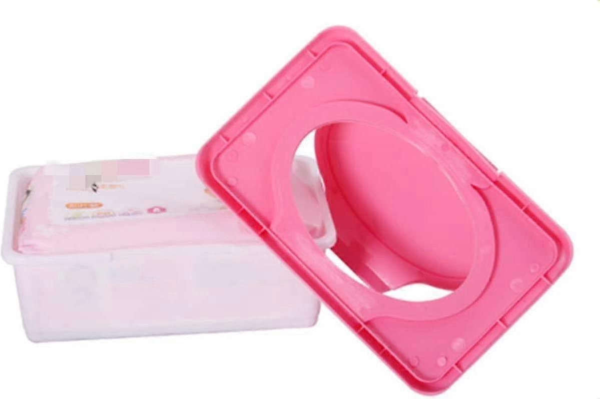 2024 Plastic Baby Wipes Holder, Tissue Dispenser, Diaper Organizer (one Red)