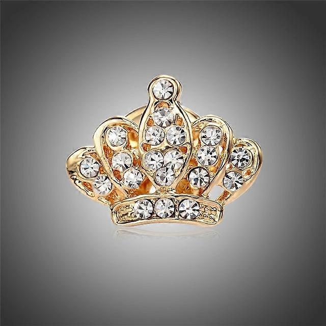 Mini Krona Form Brosch För Kvinna