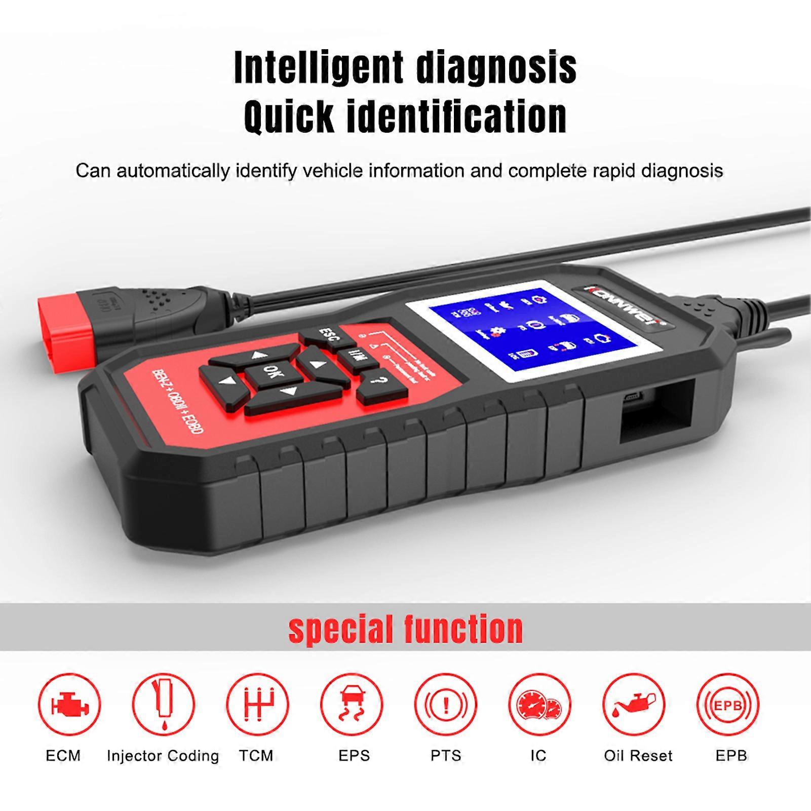 OBD2 1:2 conversion cable extension cable 16 pin 30 cm