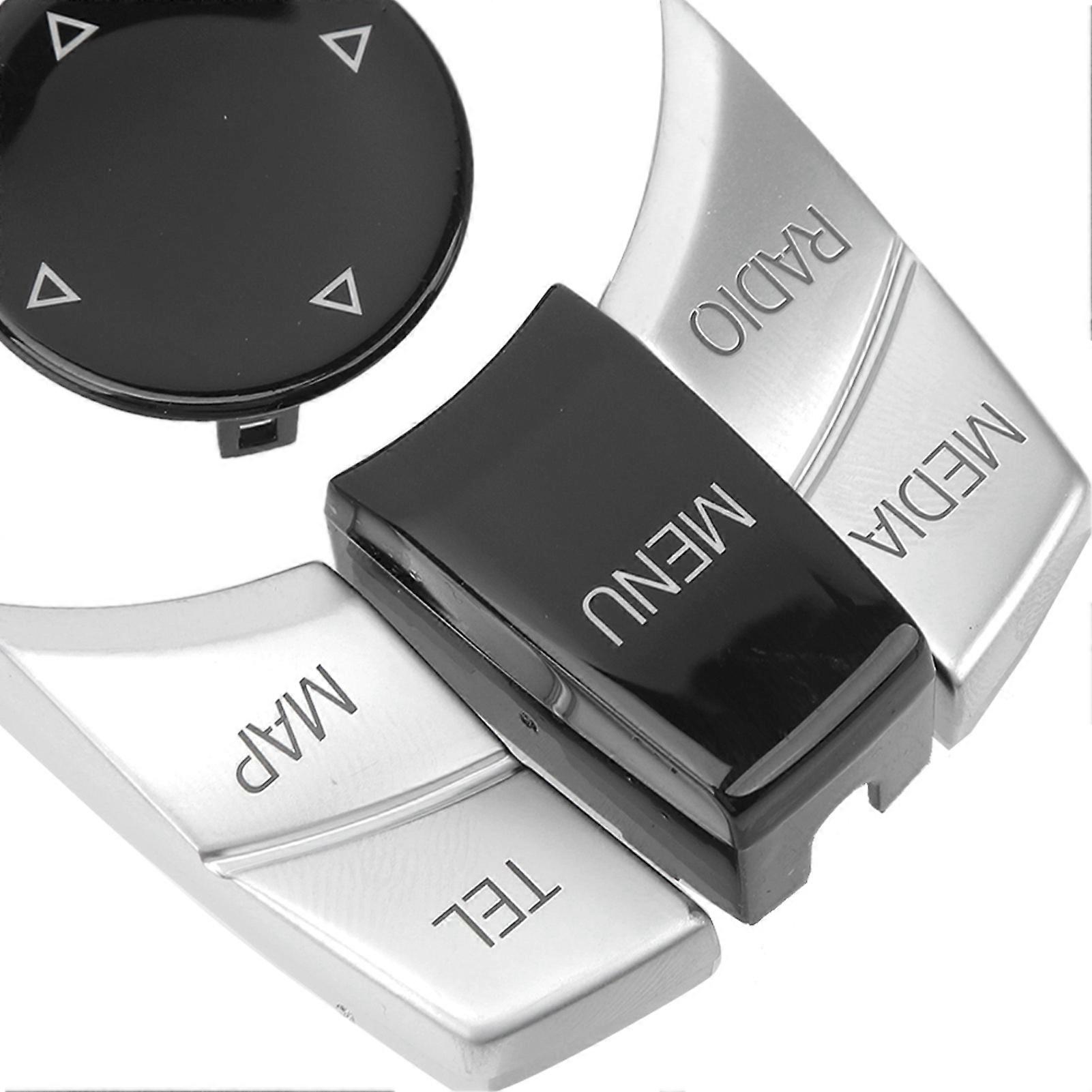 Central Console Multimedia Button Kit Multi Media Control Key Cover for E84 E70 E71 E72 E81 E82 E Chassis Glossy Black