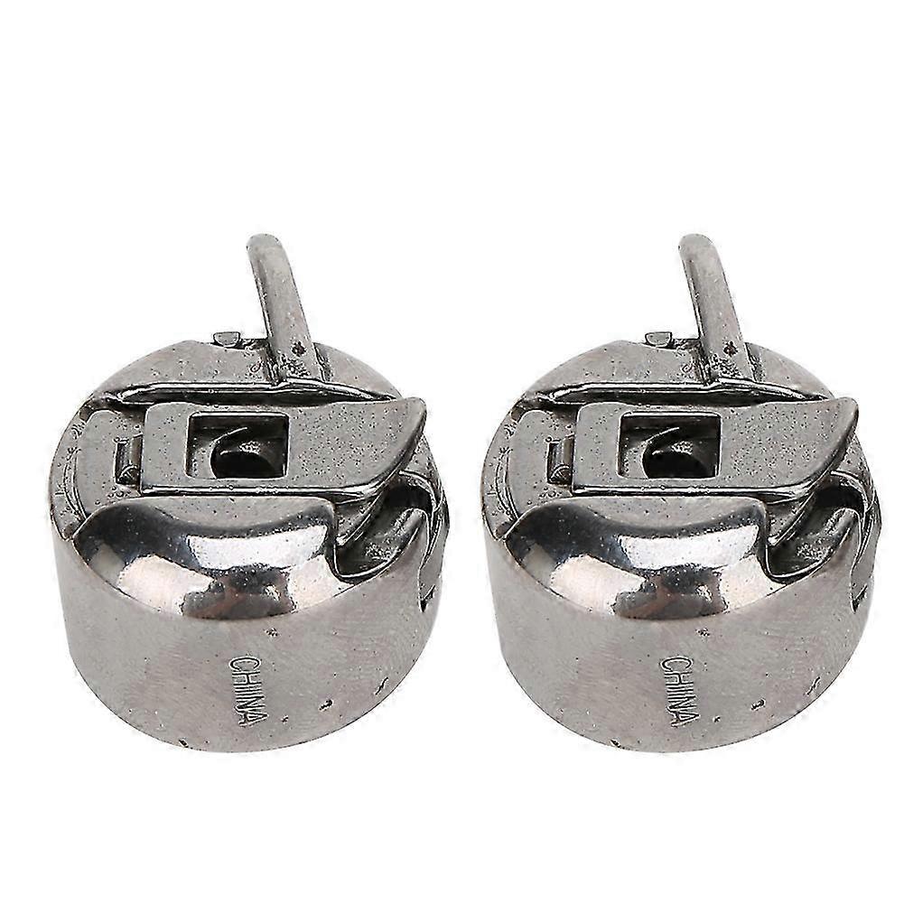 2Pcs Metal Reverse Bobbin Case Sewing Machine Accessories for Household Use
