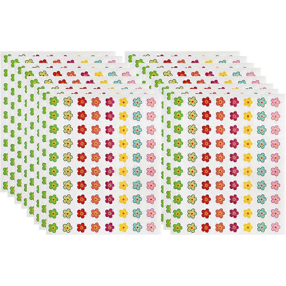 Adorable Multi Function Flower Reward Stickers, 50 Sheets, Safe Material for Classroom Motivation and Encouragement for Teachers and Students