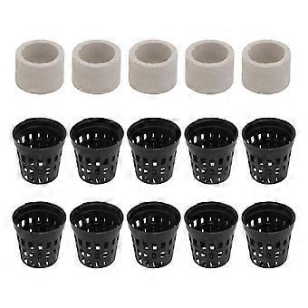 Water Plant Fixing Ring Set with Breathing Cups for Aquarium 15Pcs