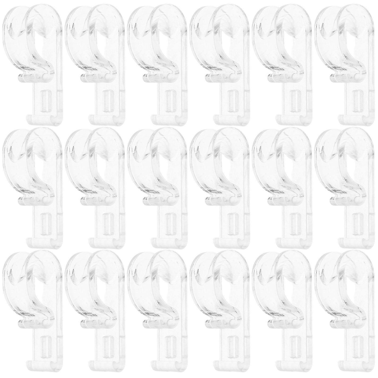 Clip Hooks Roller Shade Chain Retainer for 30Pcs Home Curtain Fixation
