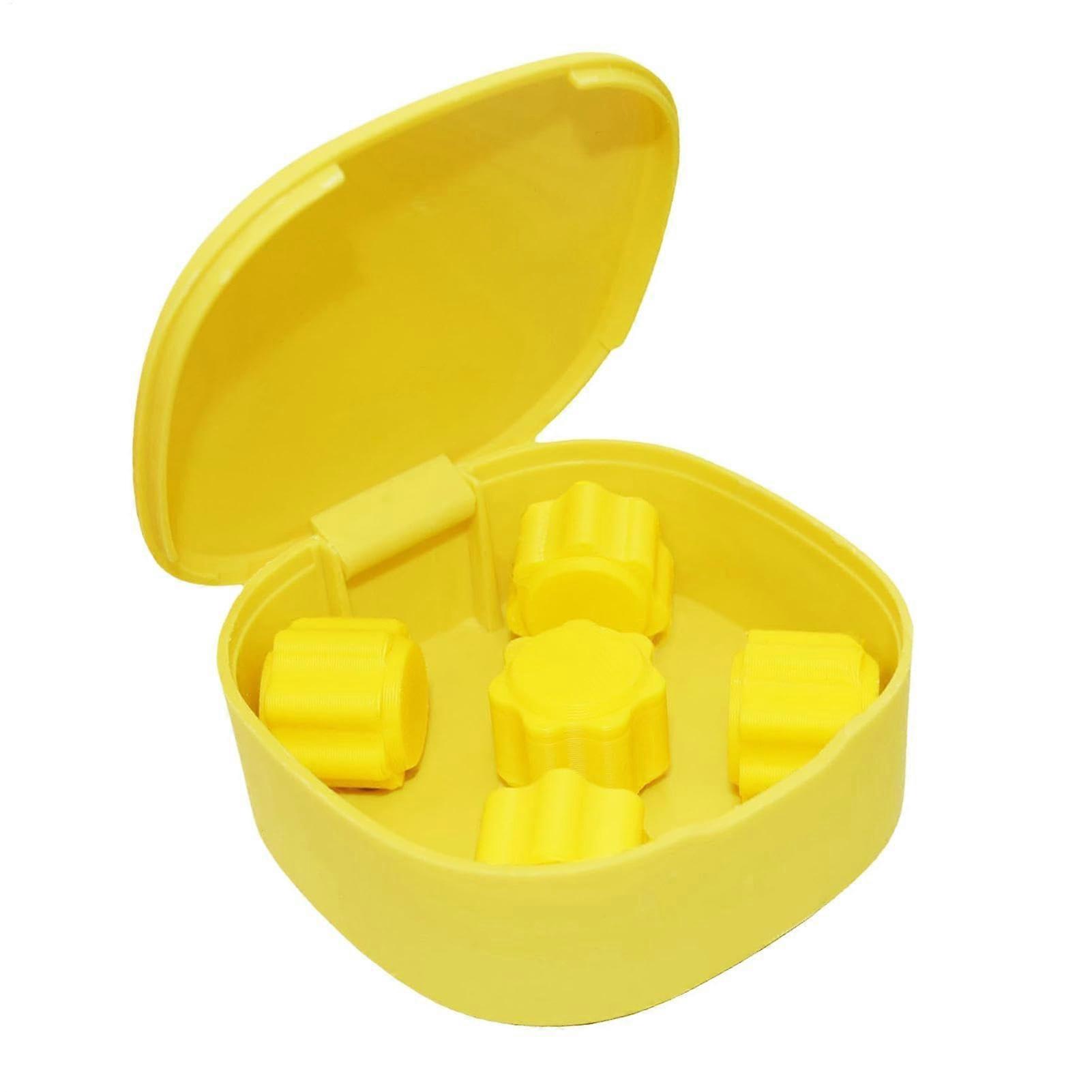 Korean Pebble Game Weighted Outdoor Pebble Game Set With Pocket Size Bag Yellow