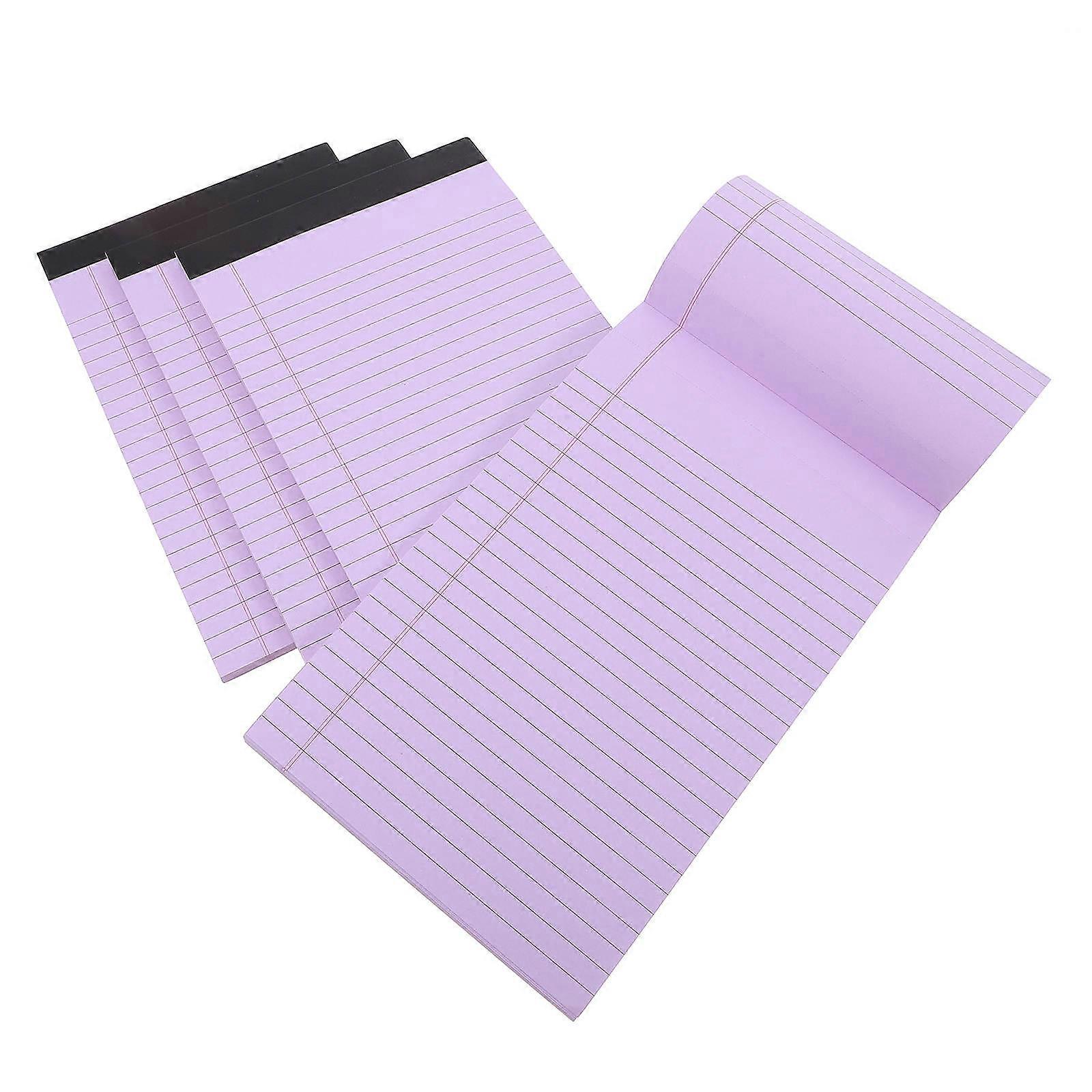 Portable Notepad Tearable Convenient Square Memo Pad For School Office Supplies Simple Design 4Pcs A5
