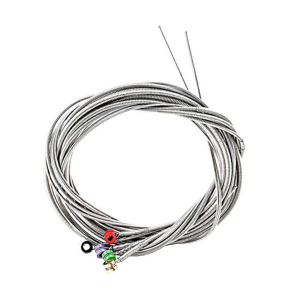 Instrument Accessories Resistant to Deformation Bass String Silver 122CM for Music Practice Performance 1Set