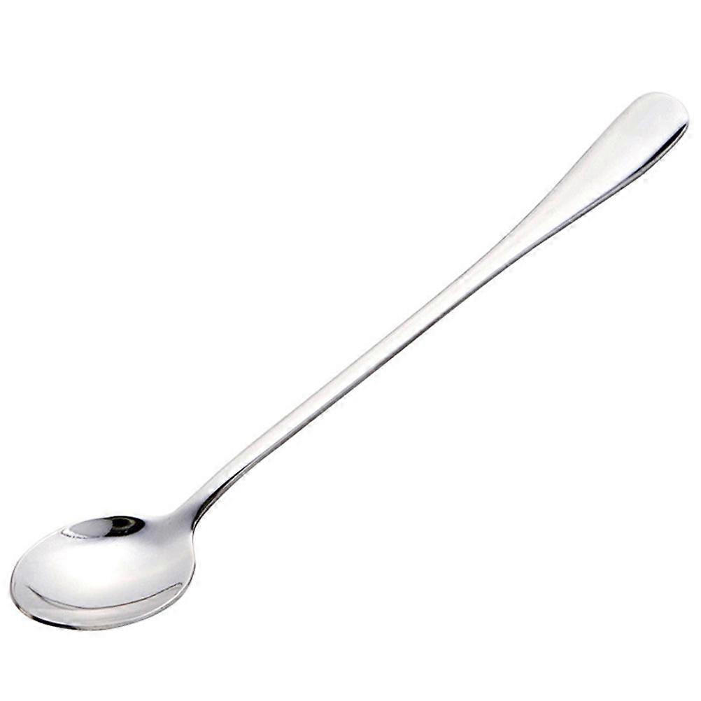 Stainless Steel Spoon Small Spoons Silverware Modern Simplicity Pointed Tip 5Pcs For Kitchen Tableware And Cafe Service