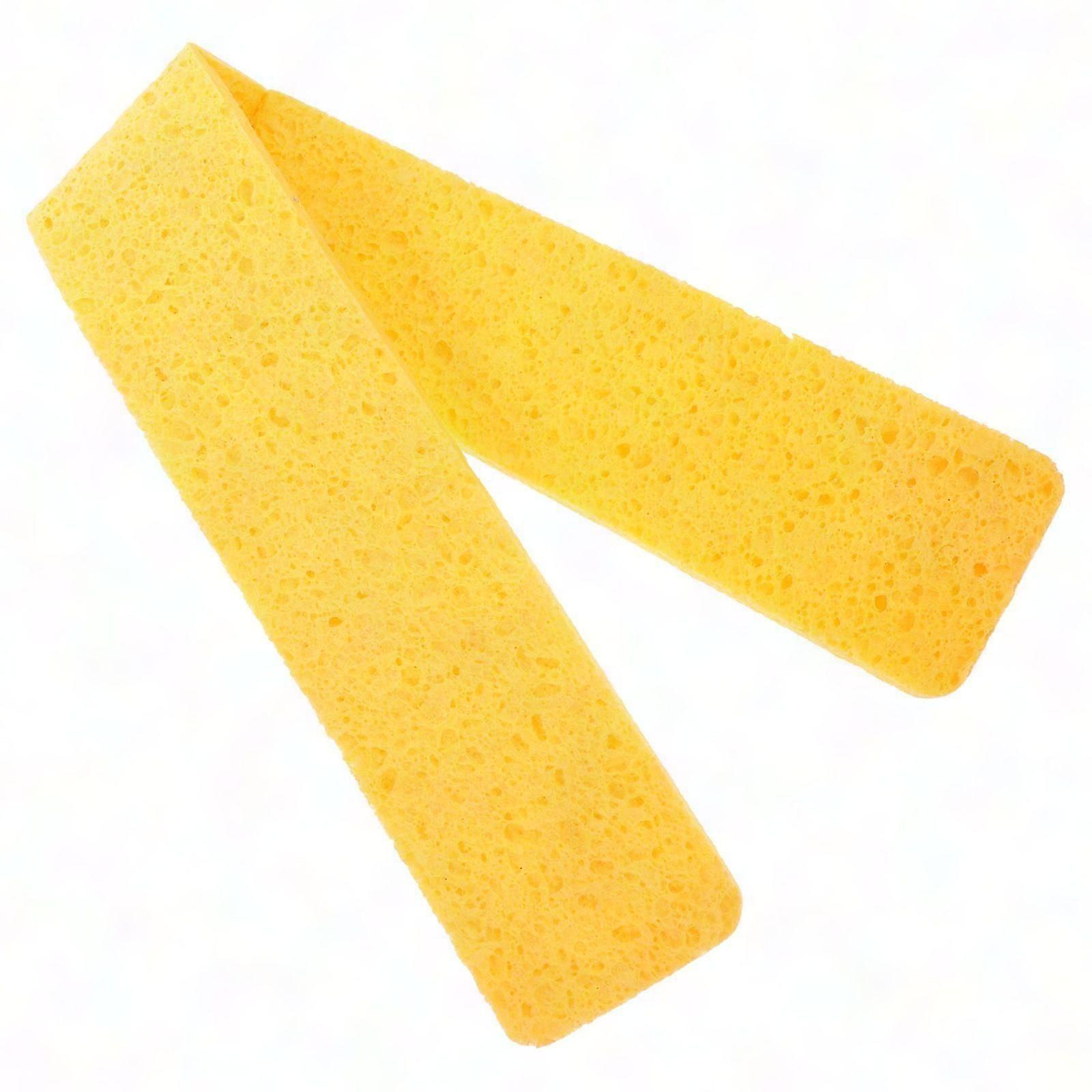 Yellow Absorbent Bathroom Sponge Mat 58.5cm 1 Pack