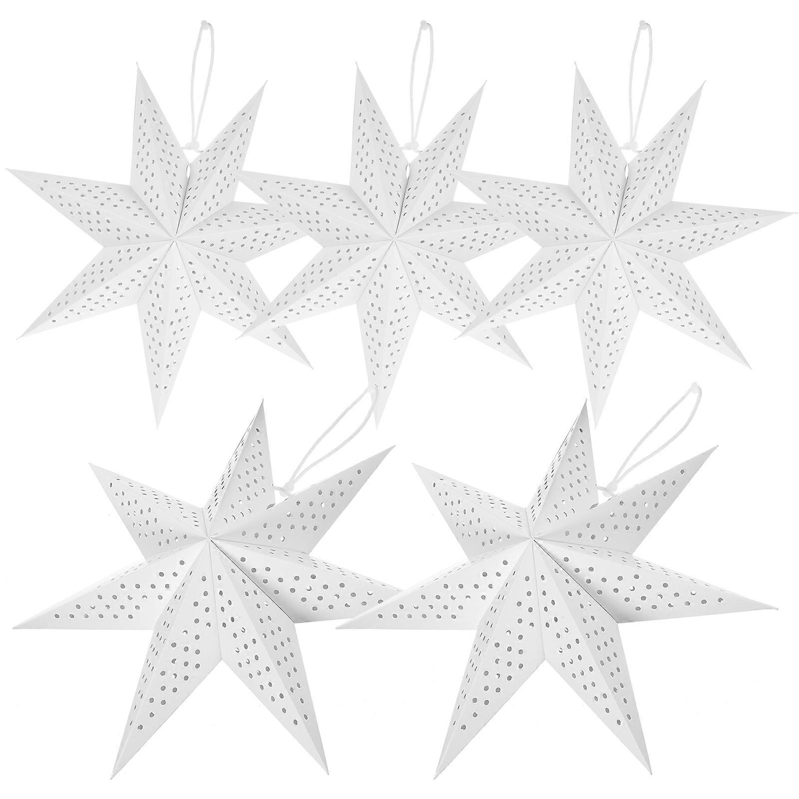 a well structured product description for your **5pcs Star Shaped Paper Lampshades**:
 
### π 5pcs Star Shaped Paper Lampshades β Christmas