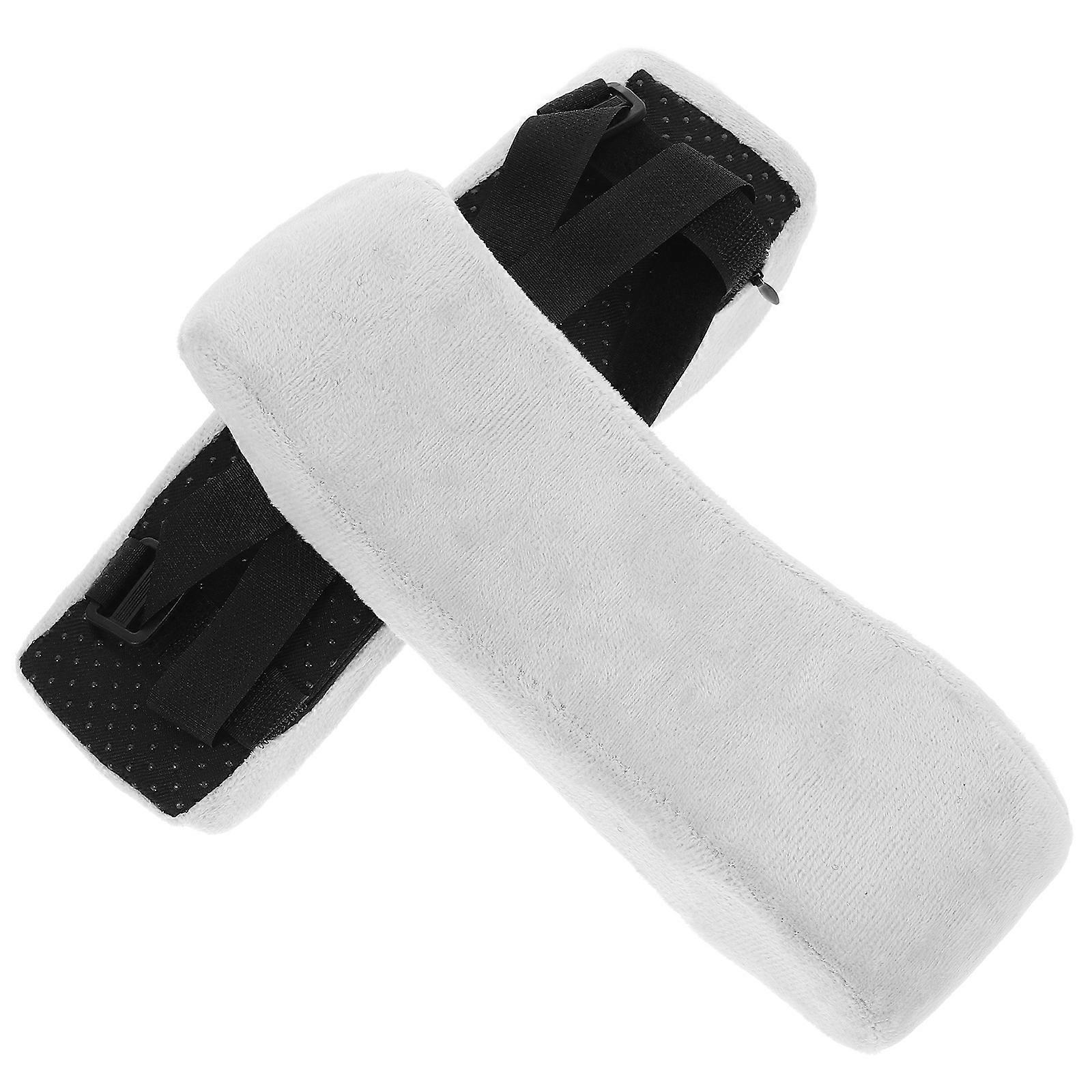 Chair Arm Rest Pads Polyester Minimize Discomfort Rectangular Shape Working Studying 9.8×3×2.4in 1 Pair