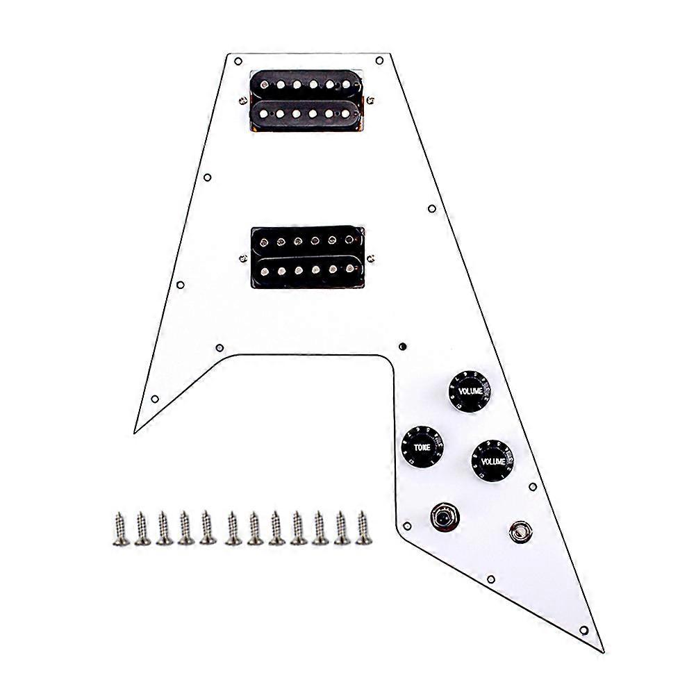 Electric Guitar Parts 3 Ply Pickguard Scratch Plate For Guitarists Performance Practice Recording Shows 1Set
