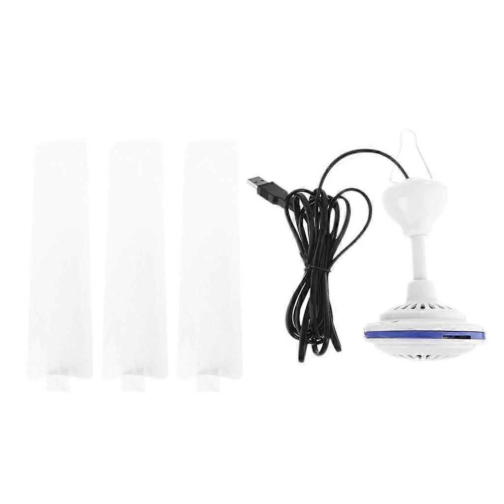 サイレントトラベル5V USB電源キャノピーシーリングファン直径19インチ5V 6W