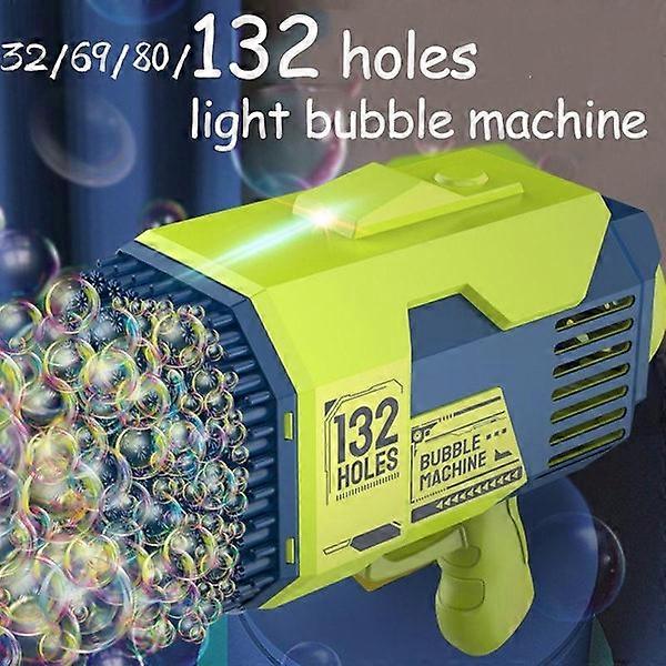 Bubble Gun 132 Holes Soap Bubble Machine Gun Shape