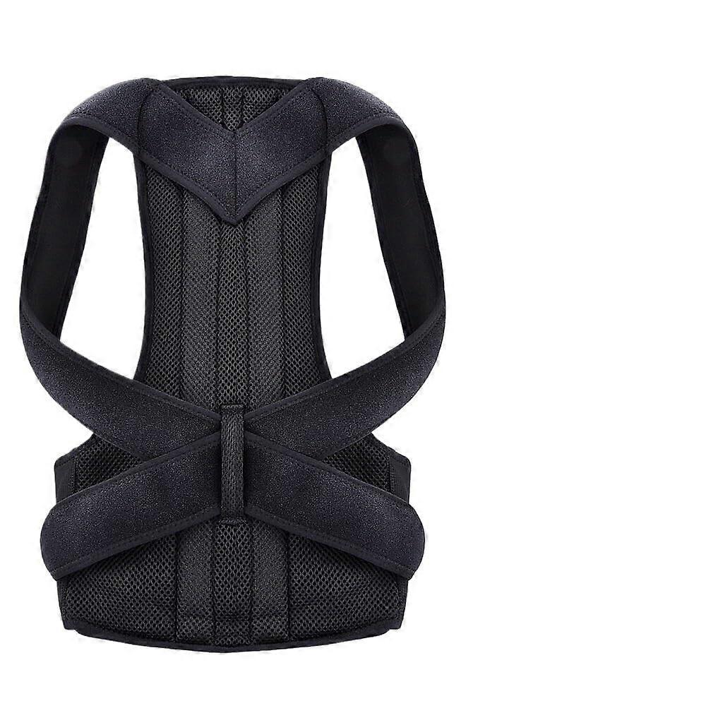 Back Posture Corrector Lumbar Support Belt, Adjustable Posture Brace, Humpback Corrector, Webbing Upgrade, Size L