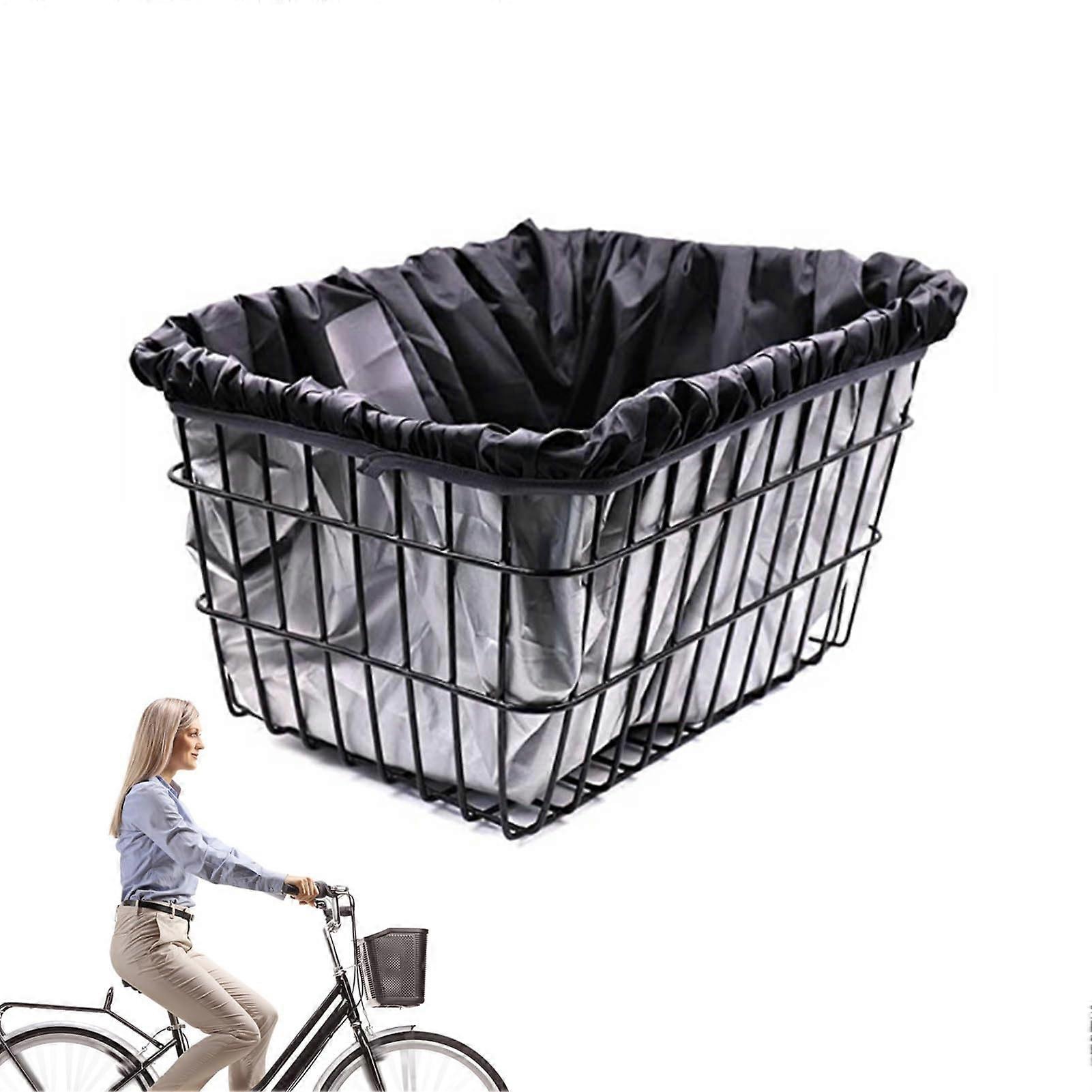 Bicycle basket liner – 210D Oxford fabric cover for shopping and commuting