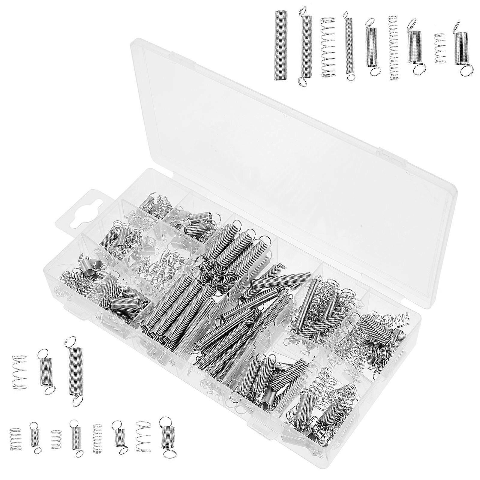 Extension Springs with Hook Ends Medical Devices Sensitive Measuring Instruments DIY Enthusiasts 4.5X0.8X0.8CM 200Pcs