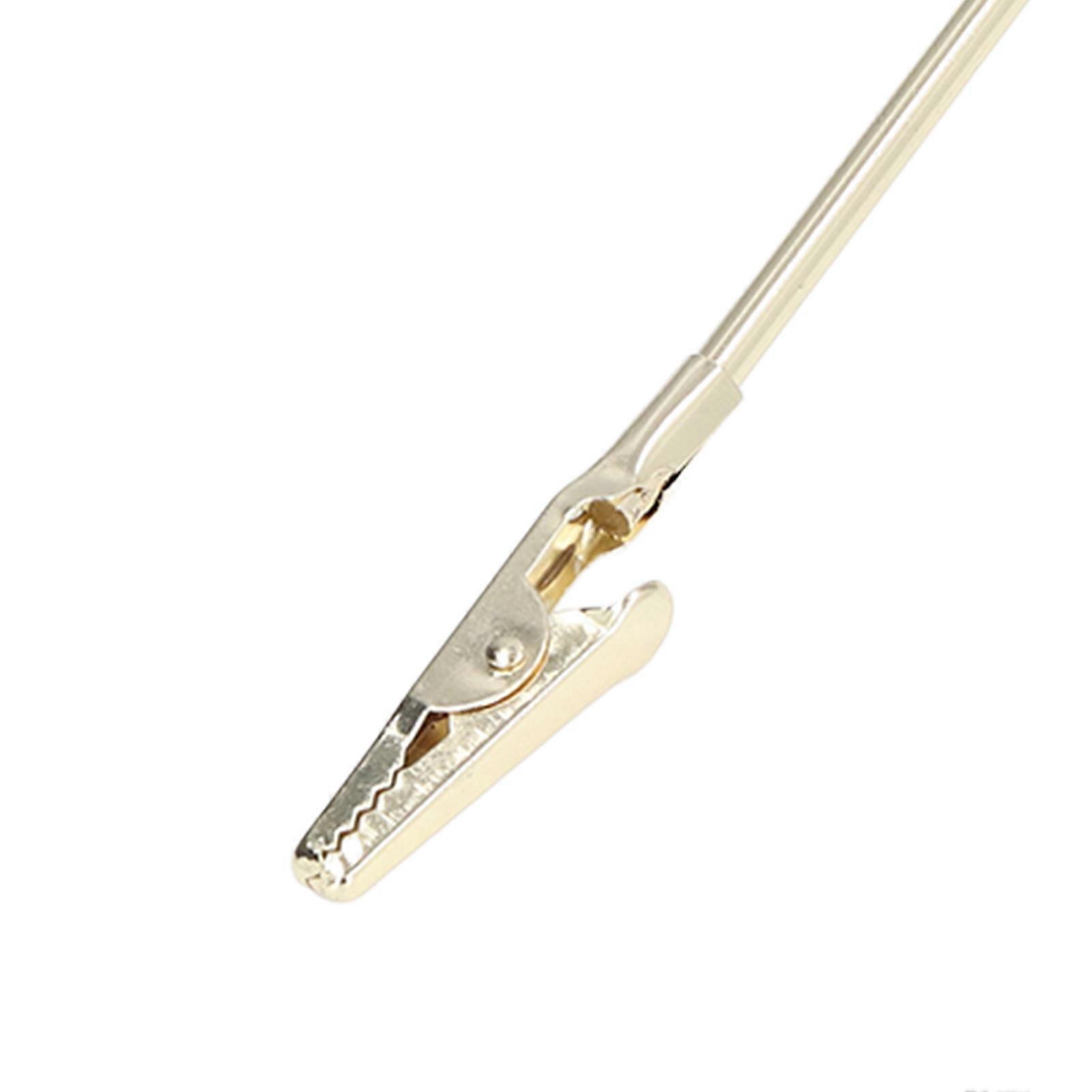 Table Number Holder Sturdy Durable Strong Clips Electroplating Process Stable Place Card Holder for Party Wedding OfficeGold