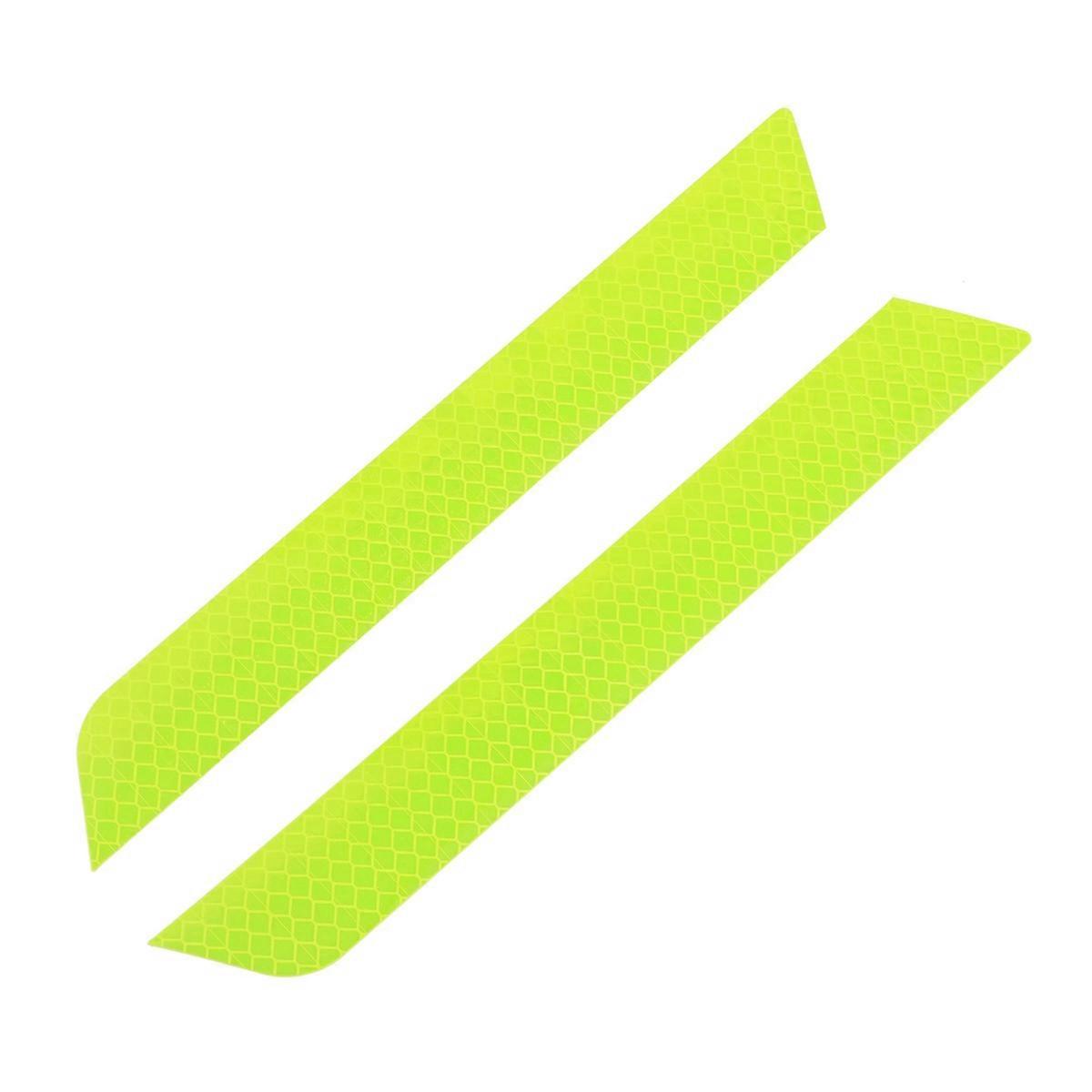 Rear Bumper Sticker for Car Decoration Protects from Scratches Easily Removable Green PVC 1 Pair