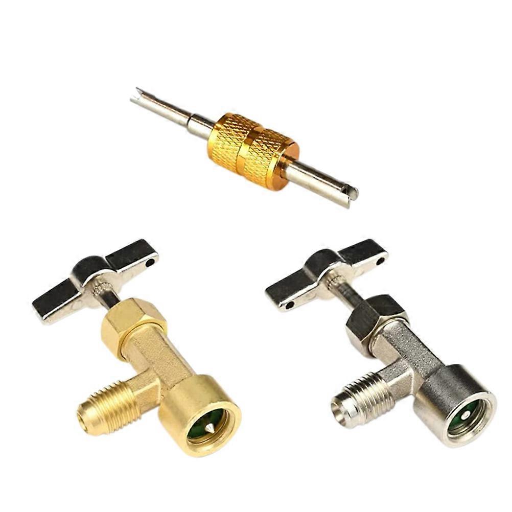 R134A SelfSealing with Copper Material TShaped Handle for Daily Use Assorted Color