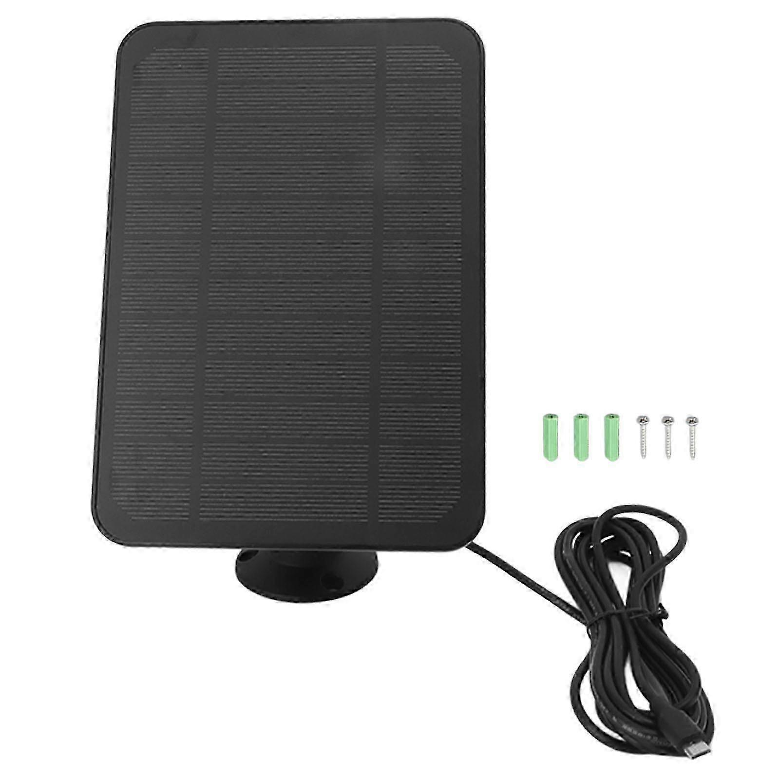 4W 5V Solar Panel for Arlo for Ring for Blink Security Camera IP65 Waterproof Solar Charger with 360 Degree Adjustable Bracke SZRH A-J